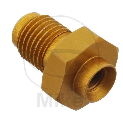 Connecting piece with external thread fixed Vario type 530 3/8-24 UNF gold