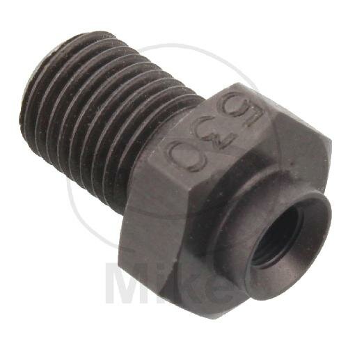 Connecting piece with external thread fixed Vario type 530 3/8-24 UNF anthracite