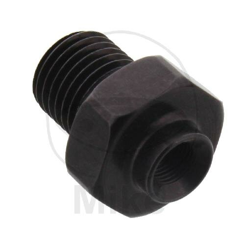 Connecting piece with male thread fixed Vario type 531 3/8-24 UNF black