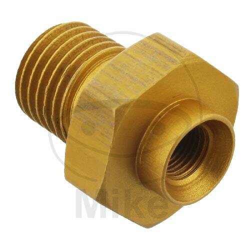 Pieza de conexión con rosca externa fija Vario Tipo 531 3/8-24 UNF oro