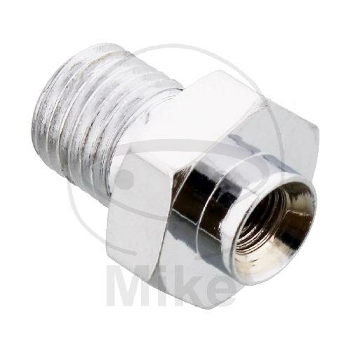 Connecting piece with external thread fixed Vario type 531 3/8-24 UNF chrome