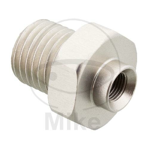 Connecting piece with male thread fixed Vario type 541 7/16-24 UNF silver