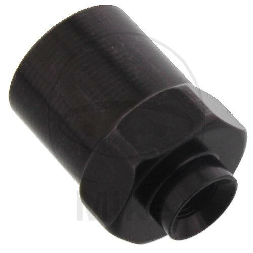 Connection piece with female thread fixed Vario type 720 IGF M10 x 1.25 black