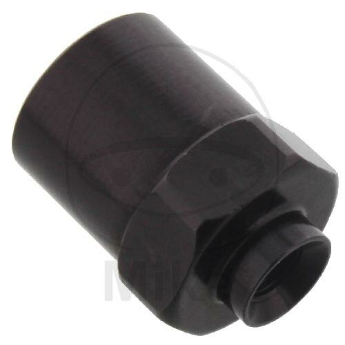 Connecting piece with female thread fixed Vario type 730 IGF 3/8-24 UNF black