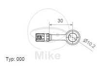 Anillo de ajuste Vario tipo 000 10 mm de acero inoxidable