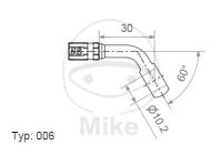 Herraje de anillo Vario tipo 006 10 mm 60° acero...