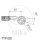 Ring fitting Vario type 020 10 mm 20° stainless steel