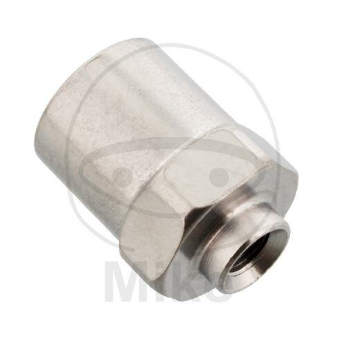 Connection piece with female thread fixed Vario type 710 M10 x 1.00 stainless steel