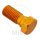 Banjo bolt single M10 x 1.25 aluminium orange