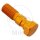 Banjo bolt double M10 x 1.25 aluminium orange