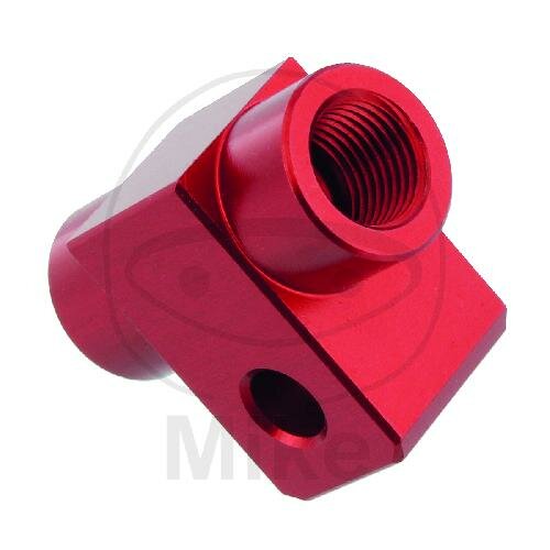 Distributore a 2 vie avvitato diritto tipo 811 M10 x 1,00 rosso