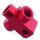3-way distributor screwed TYPE 813 M10 x 1.00 red