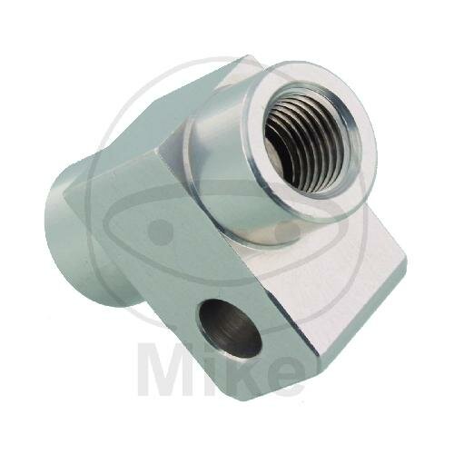 2-way distributor screwed type 831 3/8 UNF silver