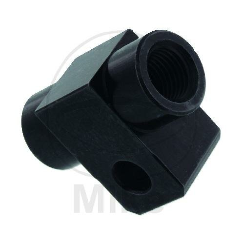 2-way distributor screwed straight type 831 3/8 UNF black