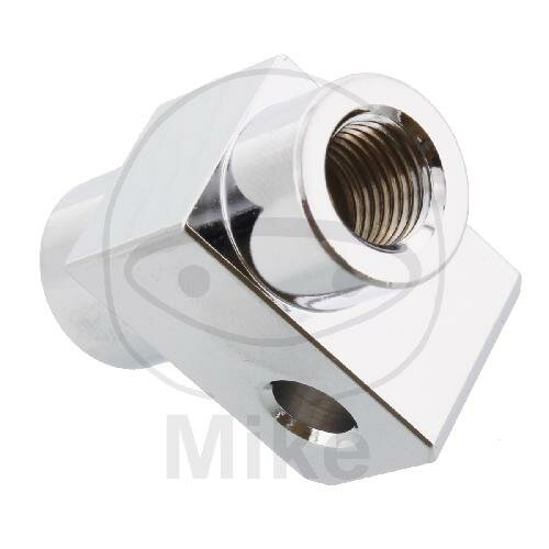 2-way distributor screwed straight type 831 3/8 UNF chrome