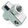 Distributore a 3 vie avvitato TIPO 833 3/8 UNF argento