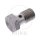 Banjo bolt single M10 x 1.25 stainless steel silver