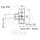 2-way distributor screwed angled type 812 M10 x 1.00 silver