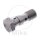Banjo bolt double M 10 x 1.00 stainless steel silver