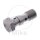 Hohlschraube doppelt M 10 x 1,00 Edelstahl silber