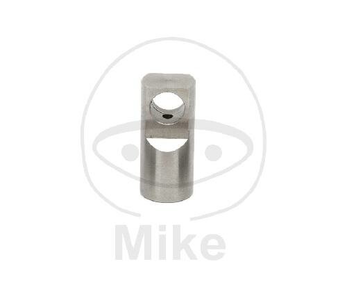 Adattatore cilindro maestro del freno CFA-1 M10 x 1,00 in acciaio inox argento