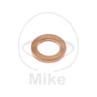 Sealing ring copper 6.2 x 10 x 1.0 mm