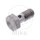 Banjo bolt single M8 x 1.25 stainless steel silver