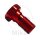 Banjo bolt single M10 x 1.00 aluminium red