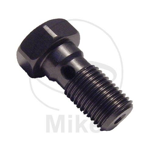 Banjo bolt single M10 x 1.00 aluminium anthracite