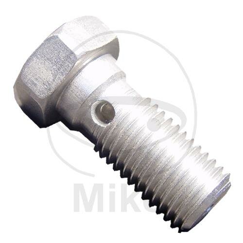 Bullone Banjo singolo M10 x 1,25 alluminio argento