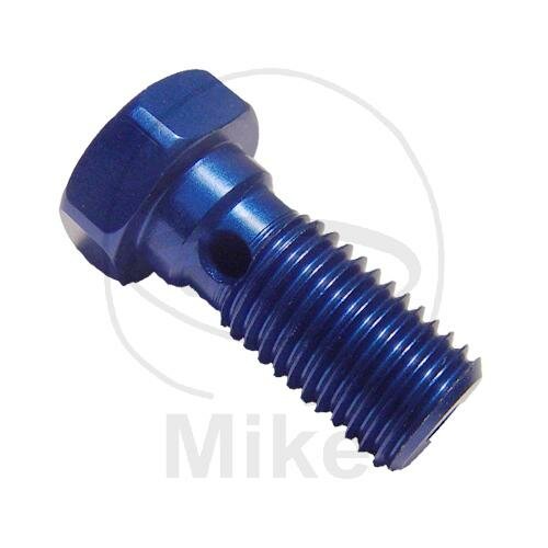Bullone Banjo singolo M10 x 1,25 alluminio blu