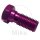 Banjo bolt single M10 x 1.25 aluminium violet