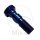 Boulon double M10 x 1,25 aluminium bleu