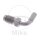 Filettatura esterna mobile Vario Tipo 429 90° M10 x 1,25 in acciaio inox