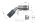 Connecting piece with external thread movable Vario type 414 45° M10 x 1.00 stainless steel