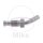 Connecting piece with external thread movable Vario type 434 45° 3/8-24 UNF