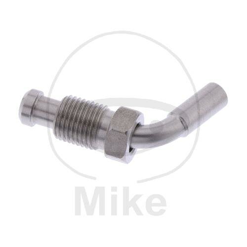 Connecting piece with external thread movable Vario type 417 70° M10 x 1.00 stainless steel