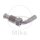 Connecting piece with external thread movable Vario type 427 70° M10 x 1.25 stainless steel