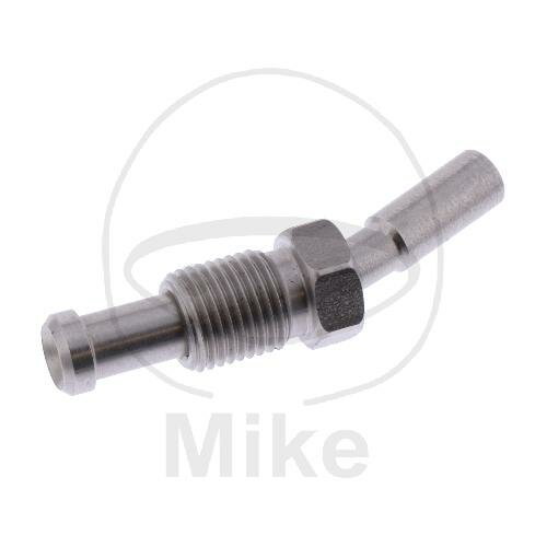 Connecting piece with external thread movable Vario type 412 20° M10 x 1.00 stainless steel