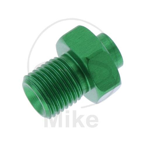 Connecting piece with external thread fixed Vario type 511 M10 x 1.00 green