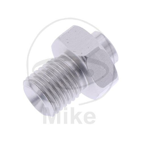 Connecting piece with male thread fixed Vario type 531 3/8-24 UNF silver