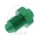 Connecting piece with external thread fixed Vario type 510 M10 x 1.00 green