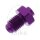 Connecting piece with external thread fixed Vario type 520 M10 x 1.25 violet