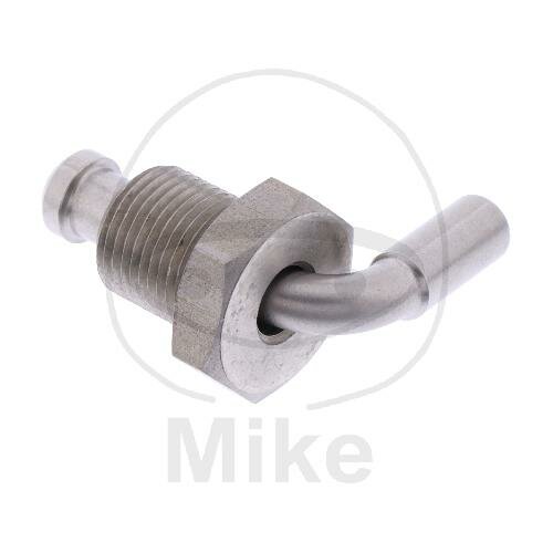 Connecting piece with external thread movable Vario type 459 90° M12 x 1.00 stainless steel