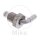Connecting piece with external thread movable Vario type 459 90° M12 x 1.00 stainless steel