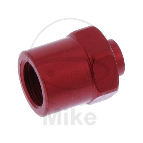Connecting piece with internal thread fixed Vario type 720 M10 x 1.25 red