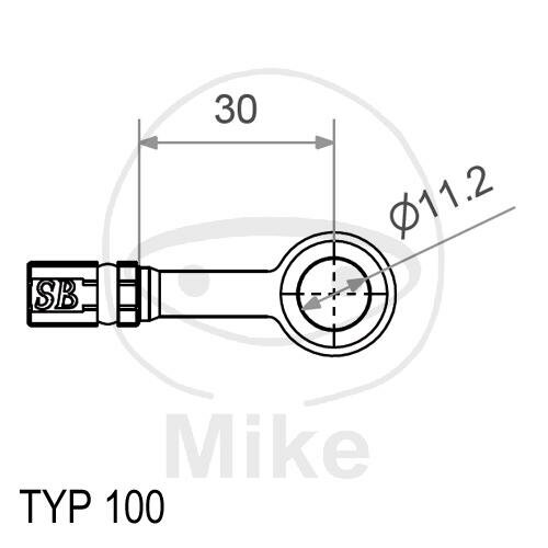 Ring fitting Vario HD type 100 11.2 mm silver