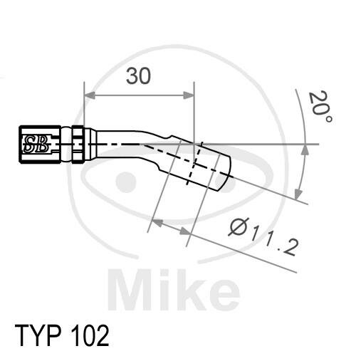 Ring fitting Vario HD type 102 11.2 mm 20° silver