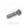 Banjo bolt double 3/8-24 aluminium silver