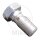 Banjo bolt single 3/8-24 aluminium silver